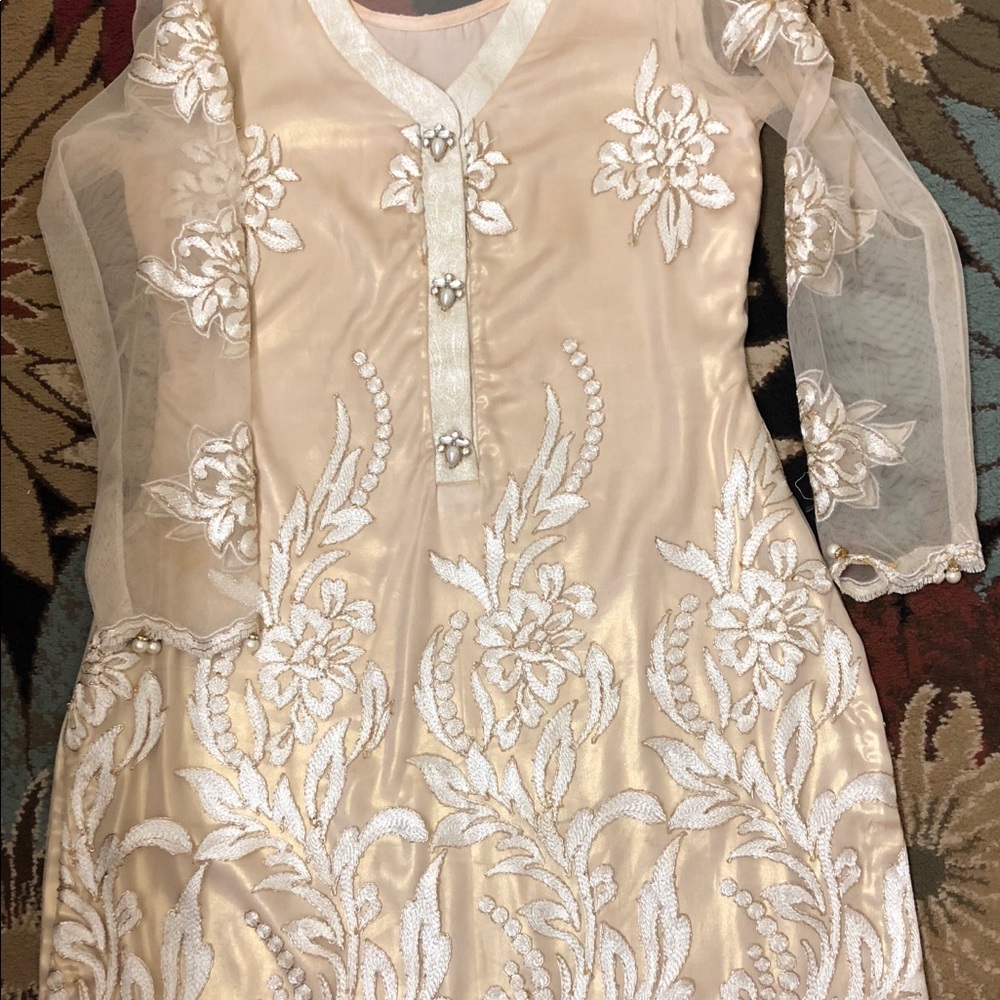 Beautiful 3 piece net dress